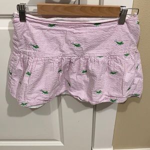 Lilly Pulitzer grasshopper skirt cotton size 2